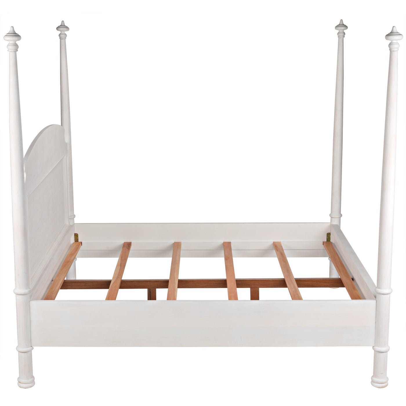 Noir New Douglas Bed, Eastern King, White Wash