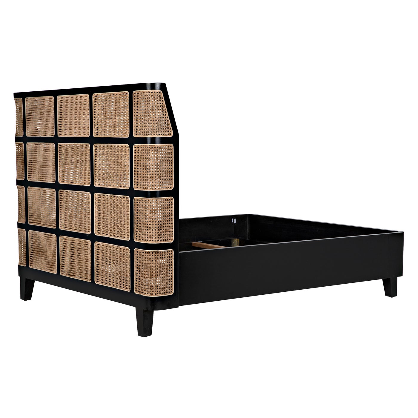 Noir Porto Bed A With Headboard And Frame, Queen