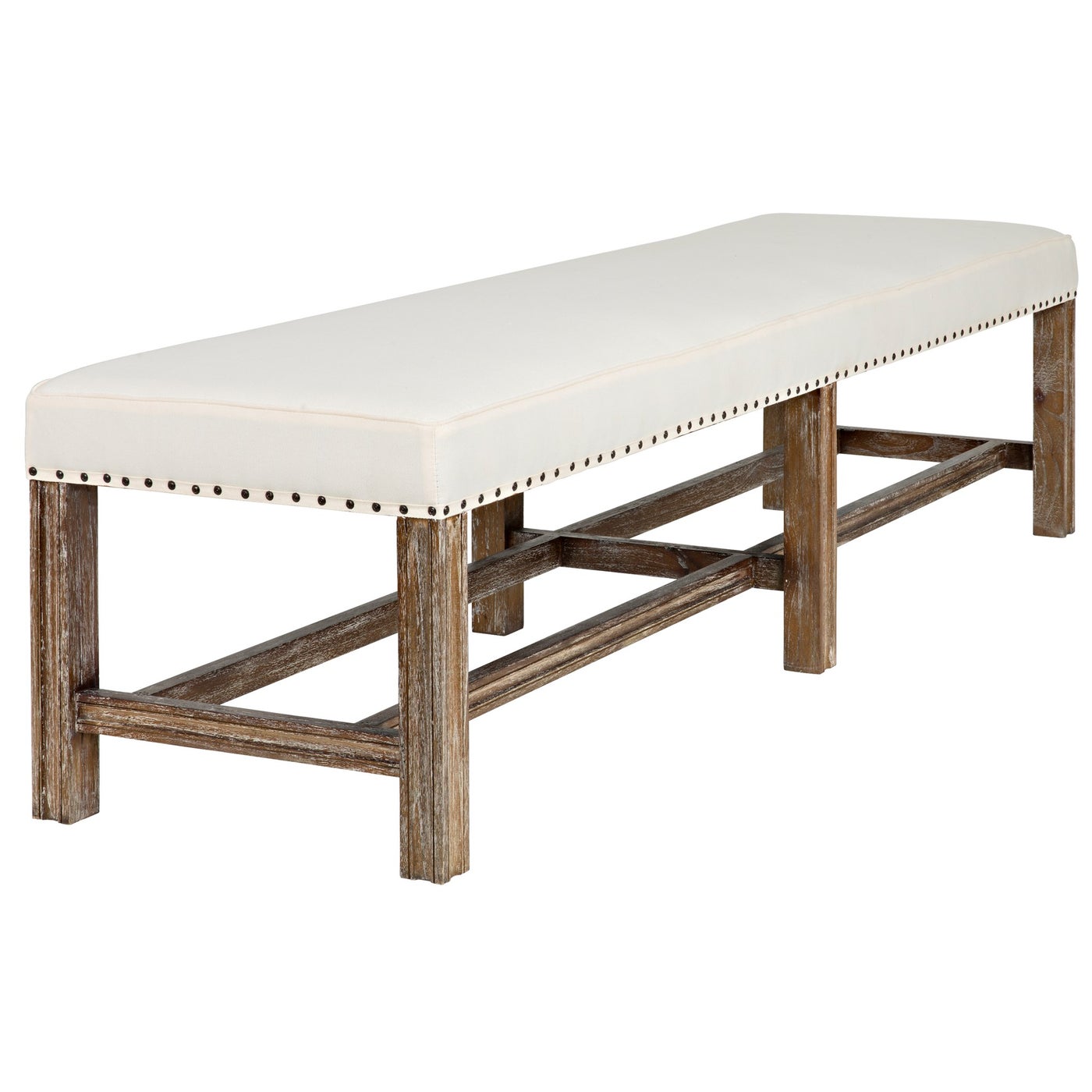 Noir Sweden Bench, Grey Wash