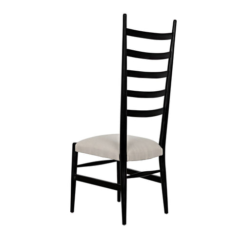 Noir Ladder Chair, Hand Rubbed Black