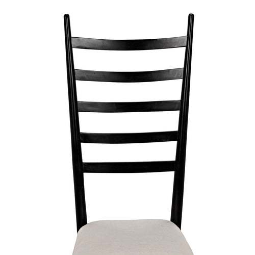 Noir Ladder Chair, Hand Rubbed Black