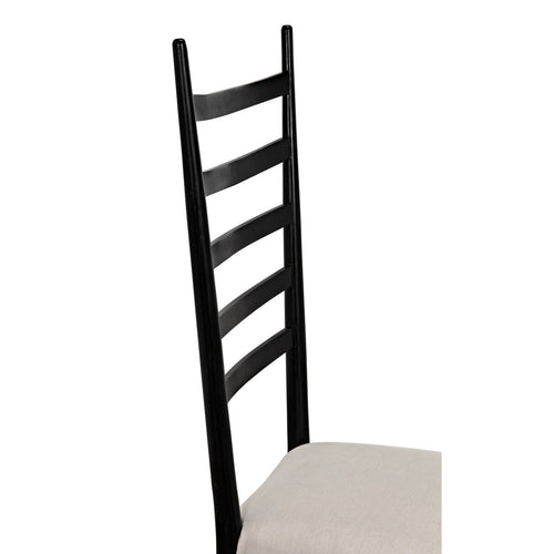 Noir Ladder Chair, Hand Rubbed Black