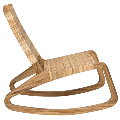 Noir Las Palmas Chair, Teak With Woven