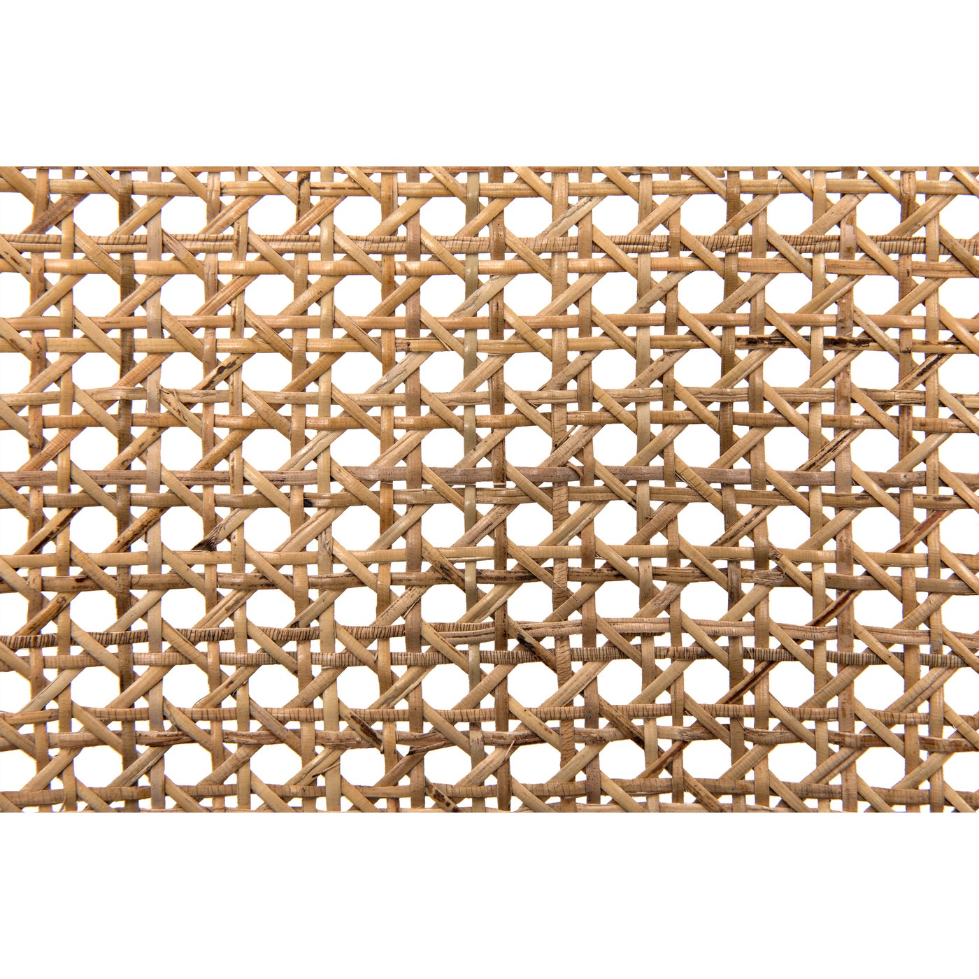 Noir Chloe Chair, Teak, Caning, And Black Cotton