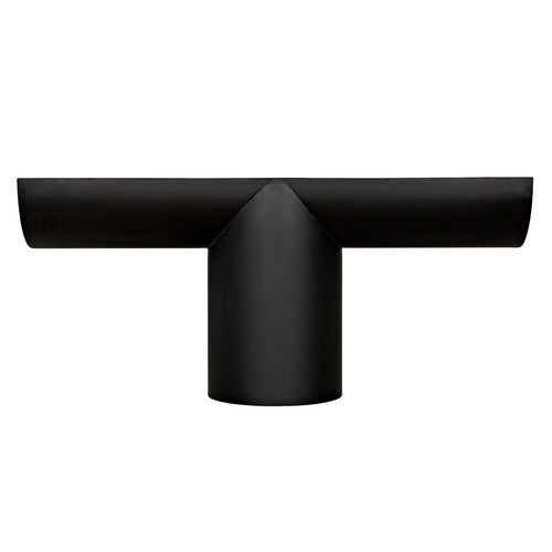 Noir T Console, Black Steel