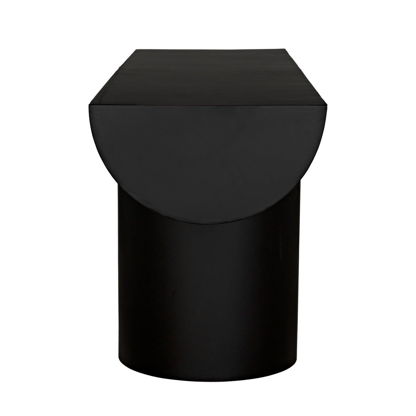 Noir T Console, Black Steel