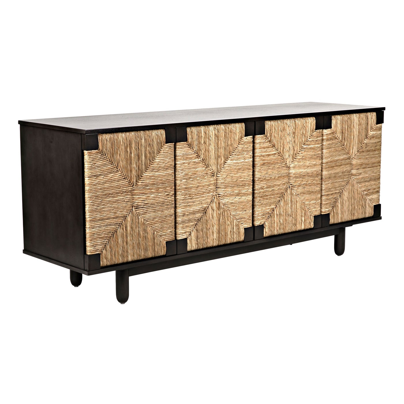 Noir Brook 4 Door Sideboard