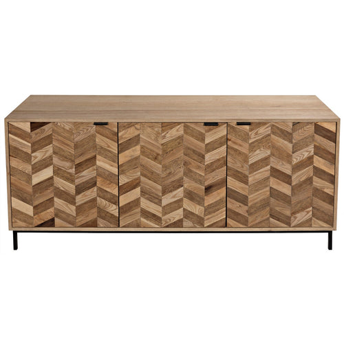 Noir Herringbone Sideboard