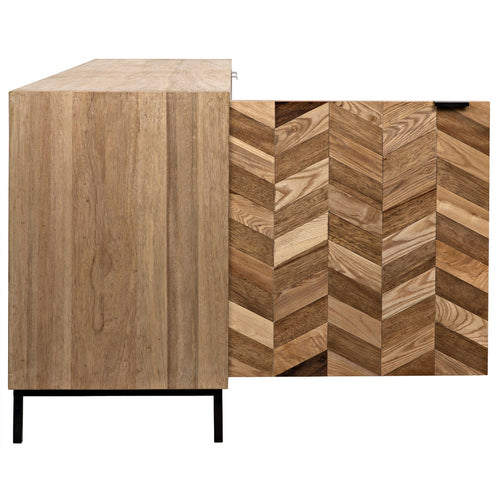 Noir Herringbone Sideboard