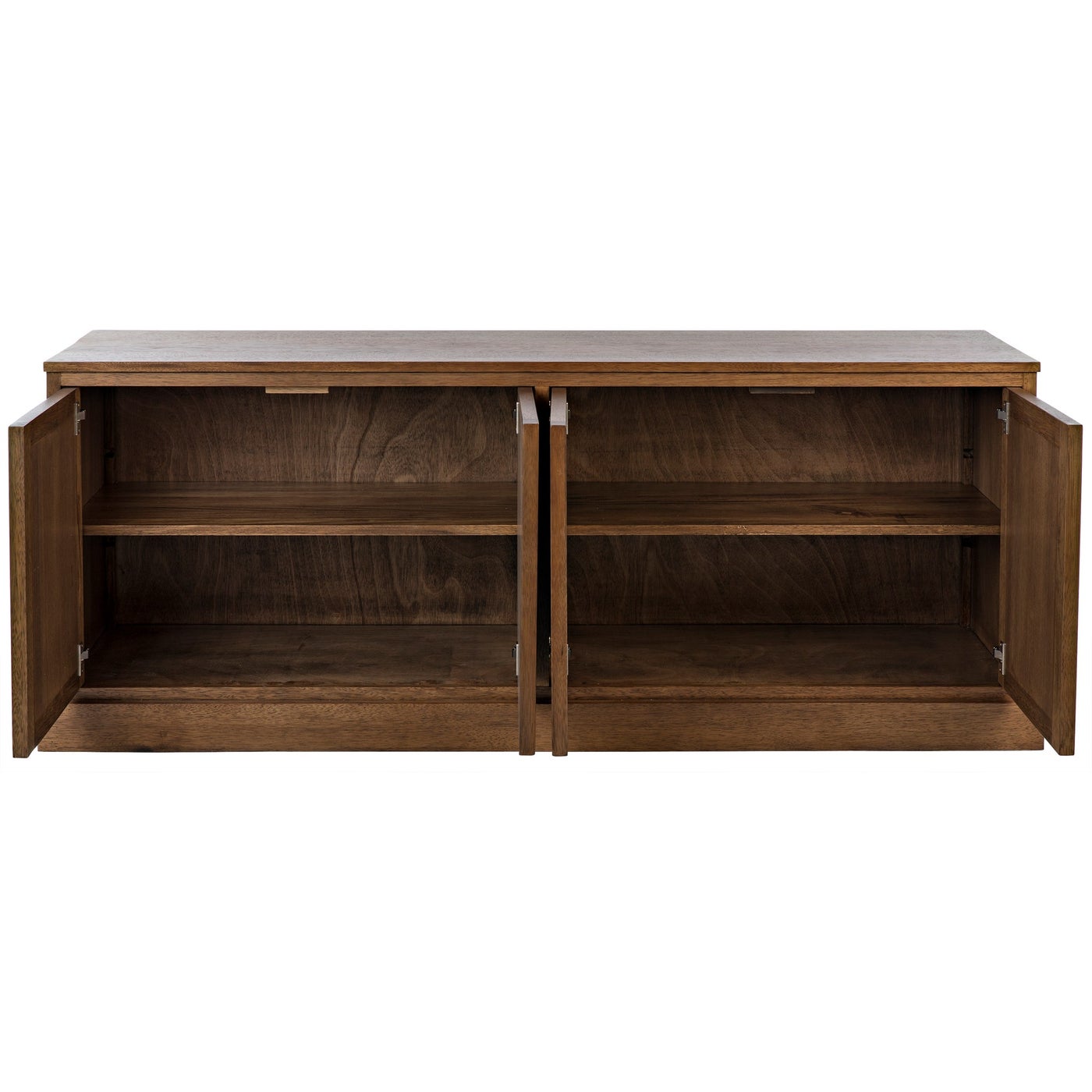 Noir Genti 4 Door Sideboard, Dark Walnut
