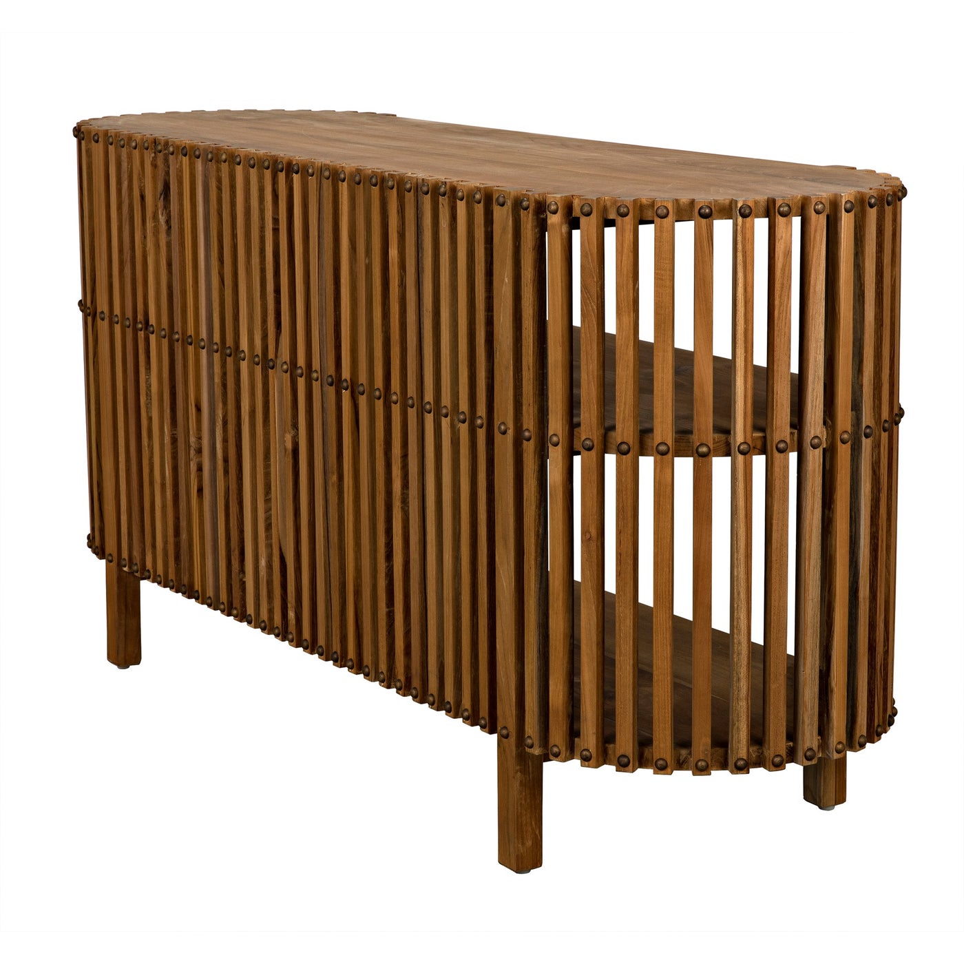 Noir Consuela Console, Teak