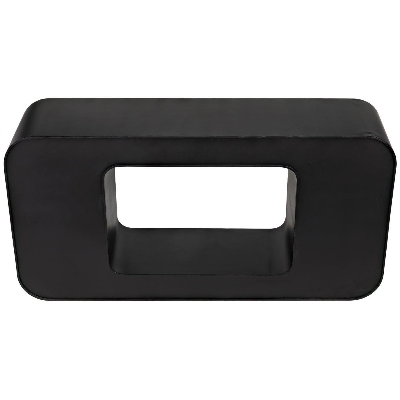 Noir Shylock Console, Black Steel