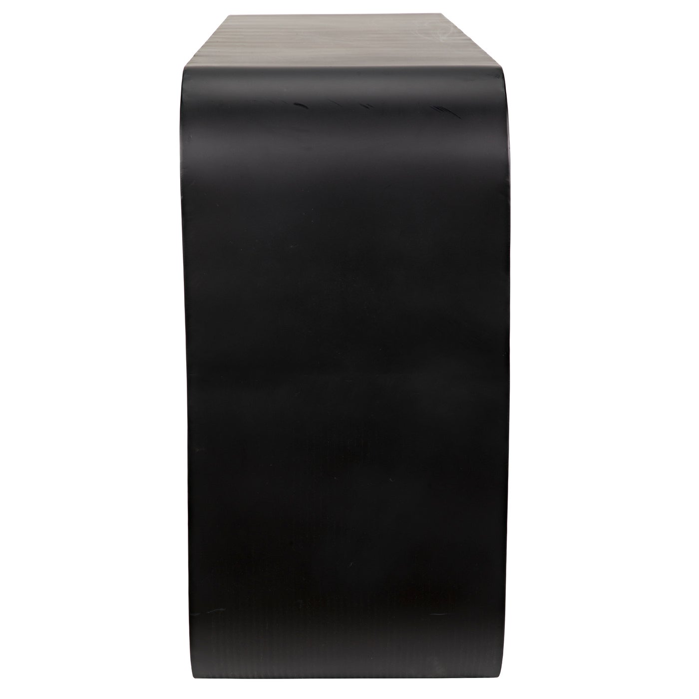 Noir Shylock Console, Black Steel