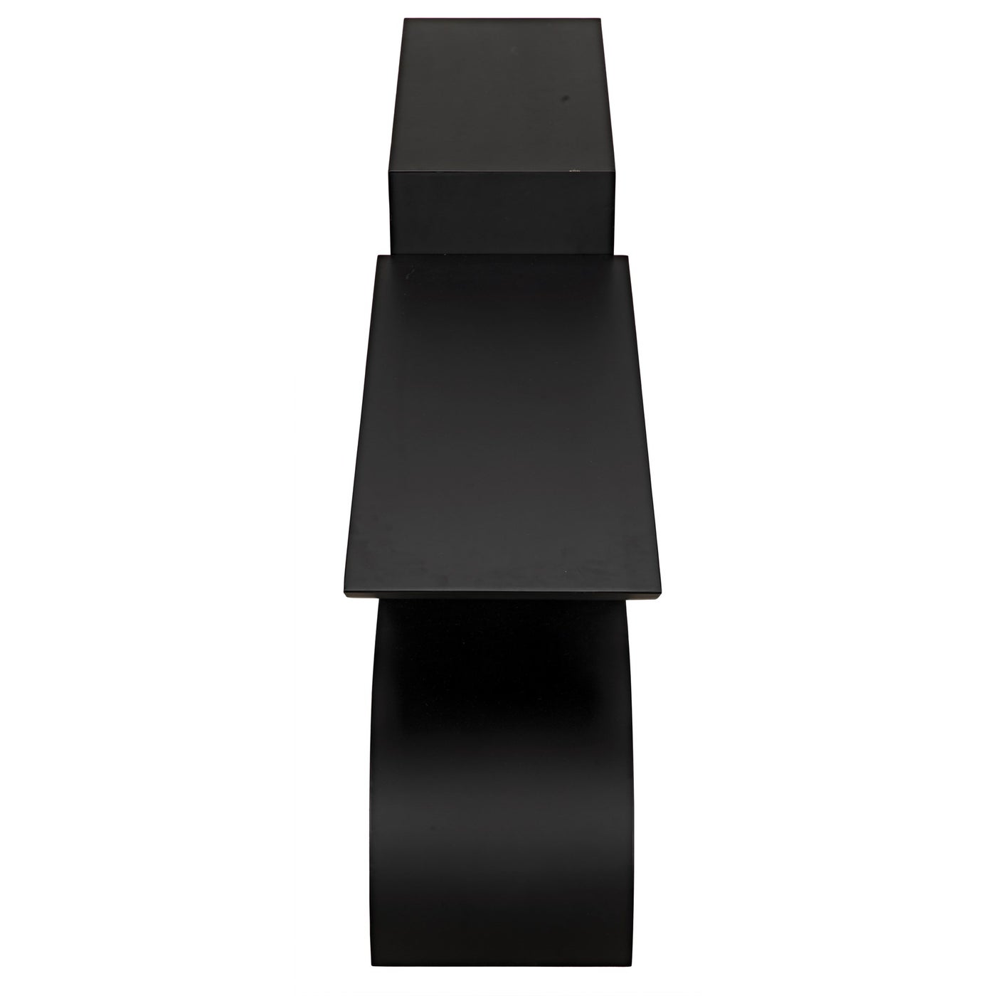 Noir Shiba Console, Black Steel