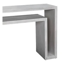 Noir Caine Console, White Wash