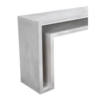 Noir Caine Console, White Wash