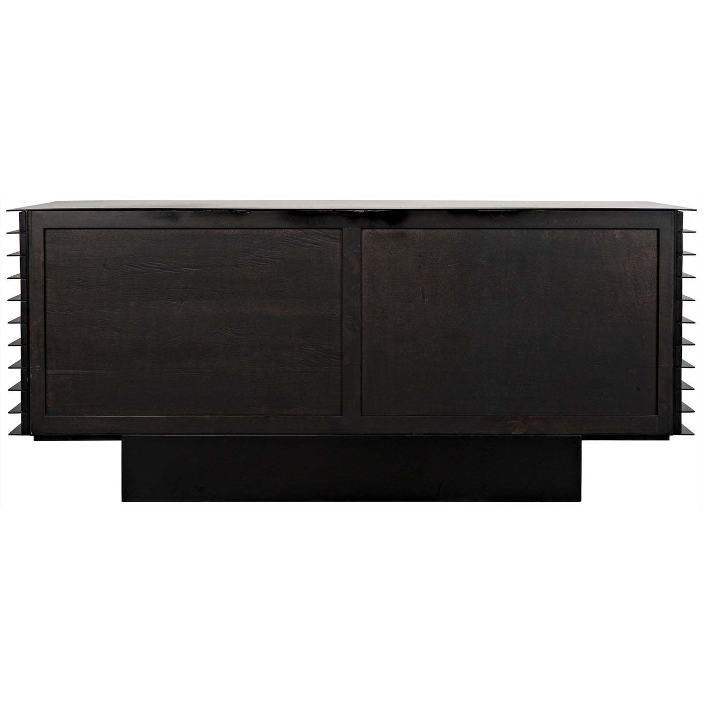 Noir Elevation Sideboard, Ebony Walnut With Steel