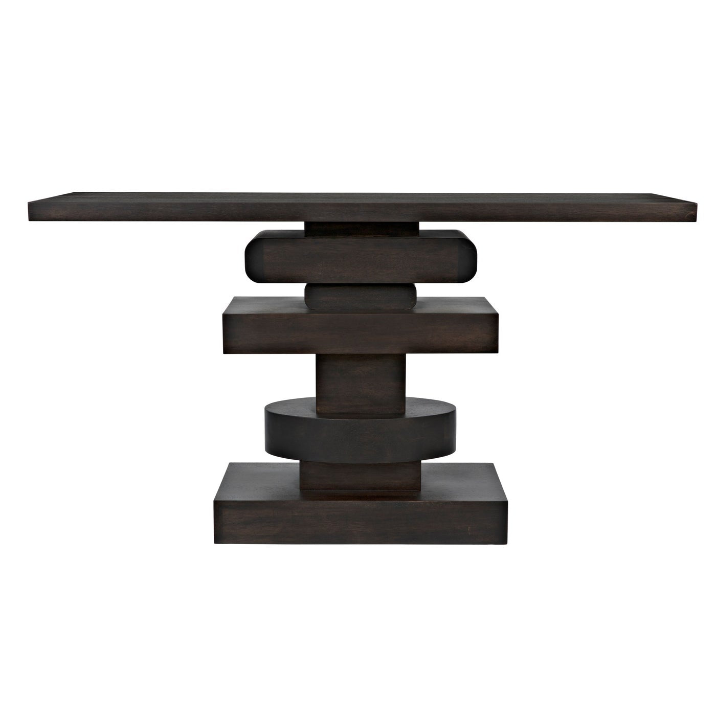 Noir Solange Console, Ebony Walnut