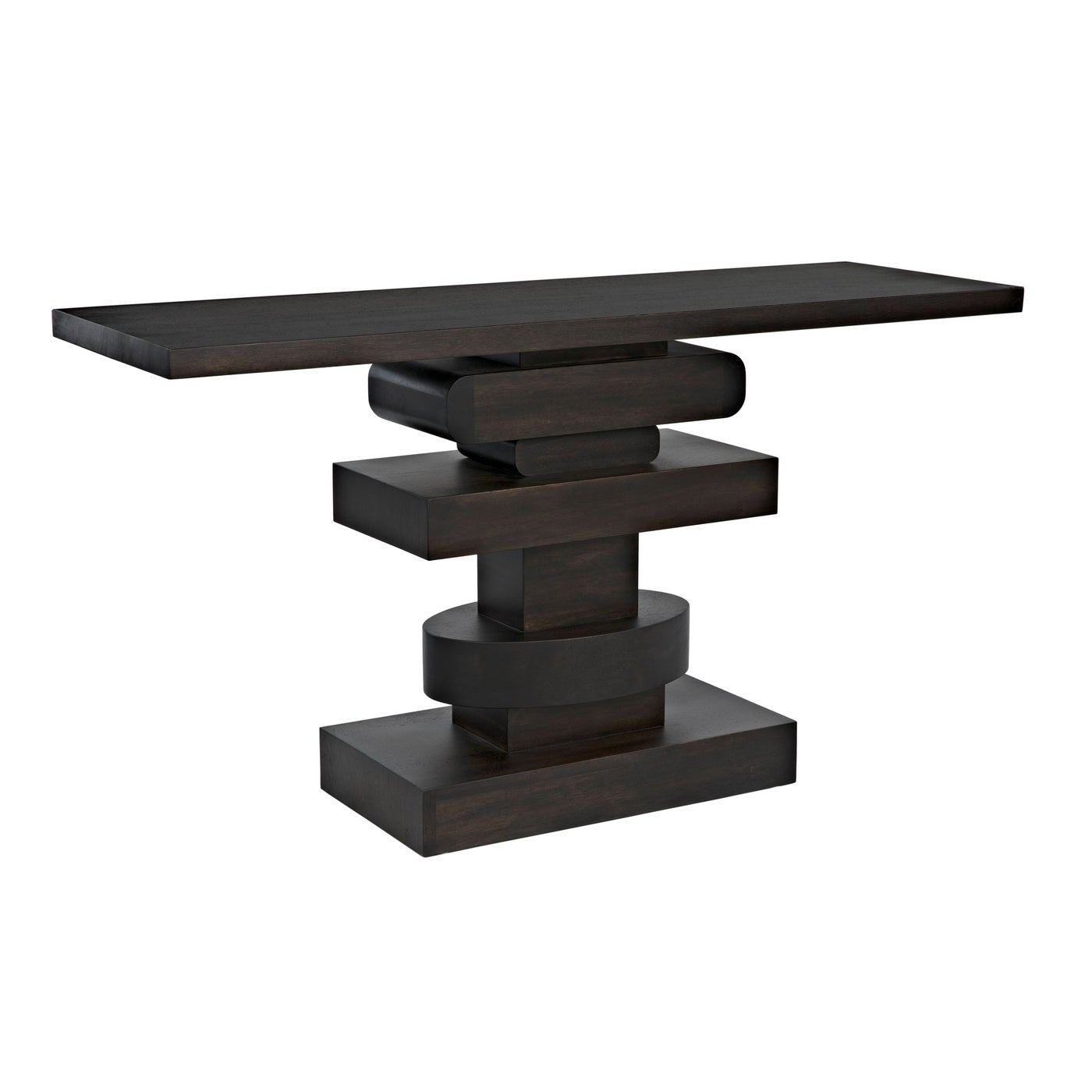 Noir Solange Console, Ebony Walnut