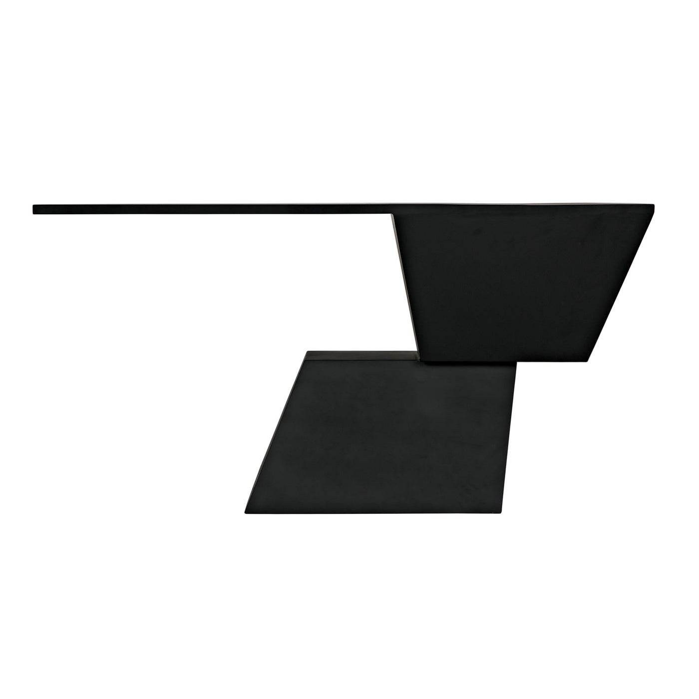 Noir Pieta Console, Black Steel