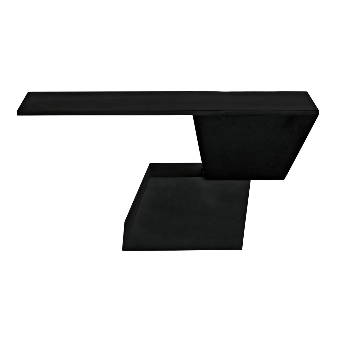 Noir Pieta Console, Black Steel