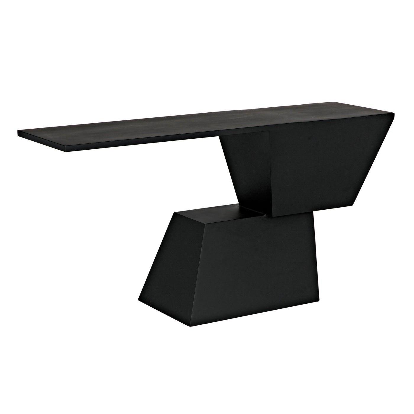 Noir Pieta Console, Black Steel
