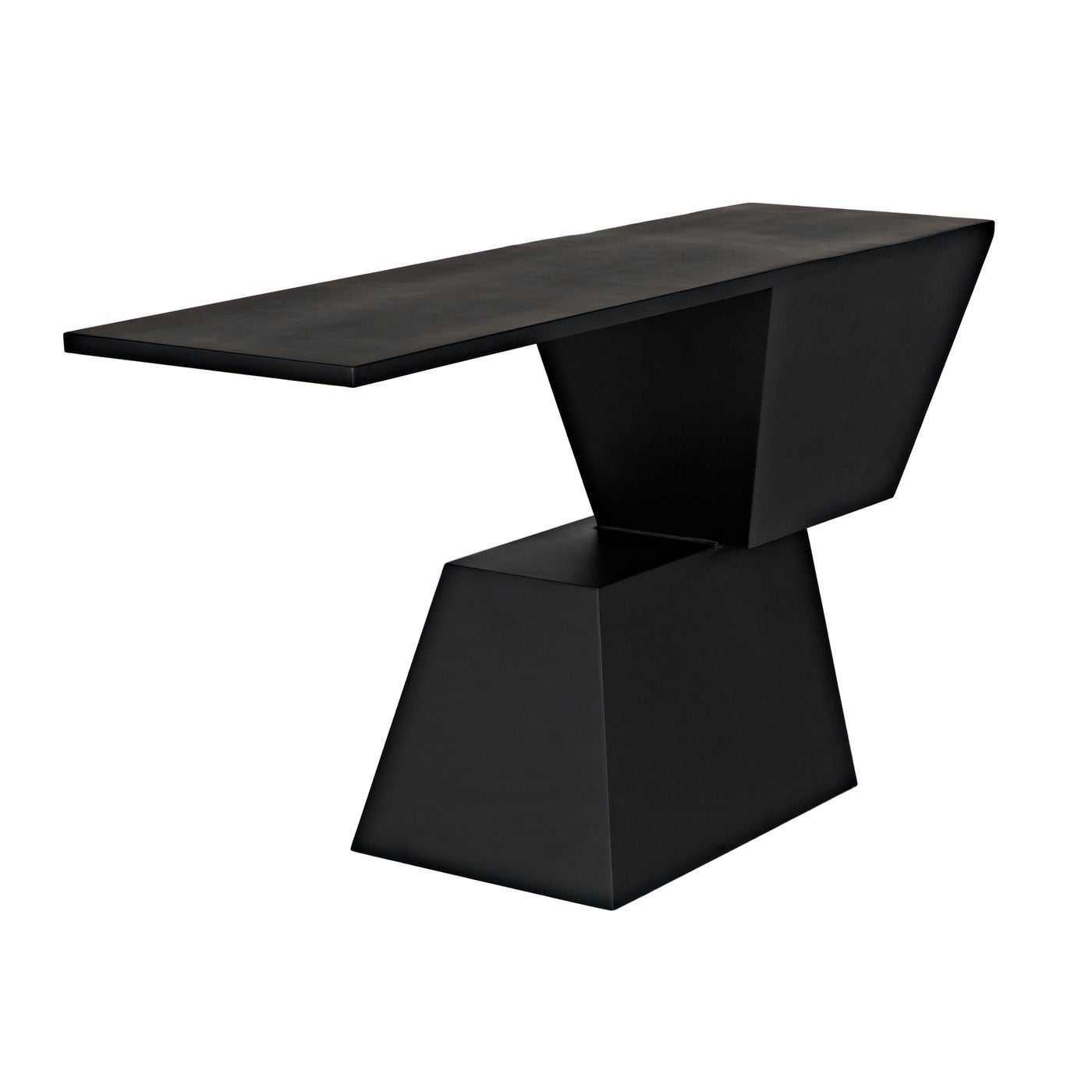Noir Pieta Console, Black Steel
