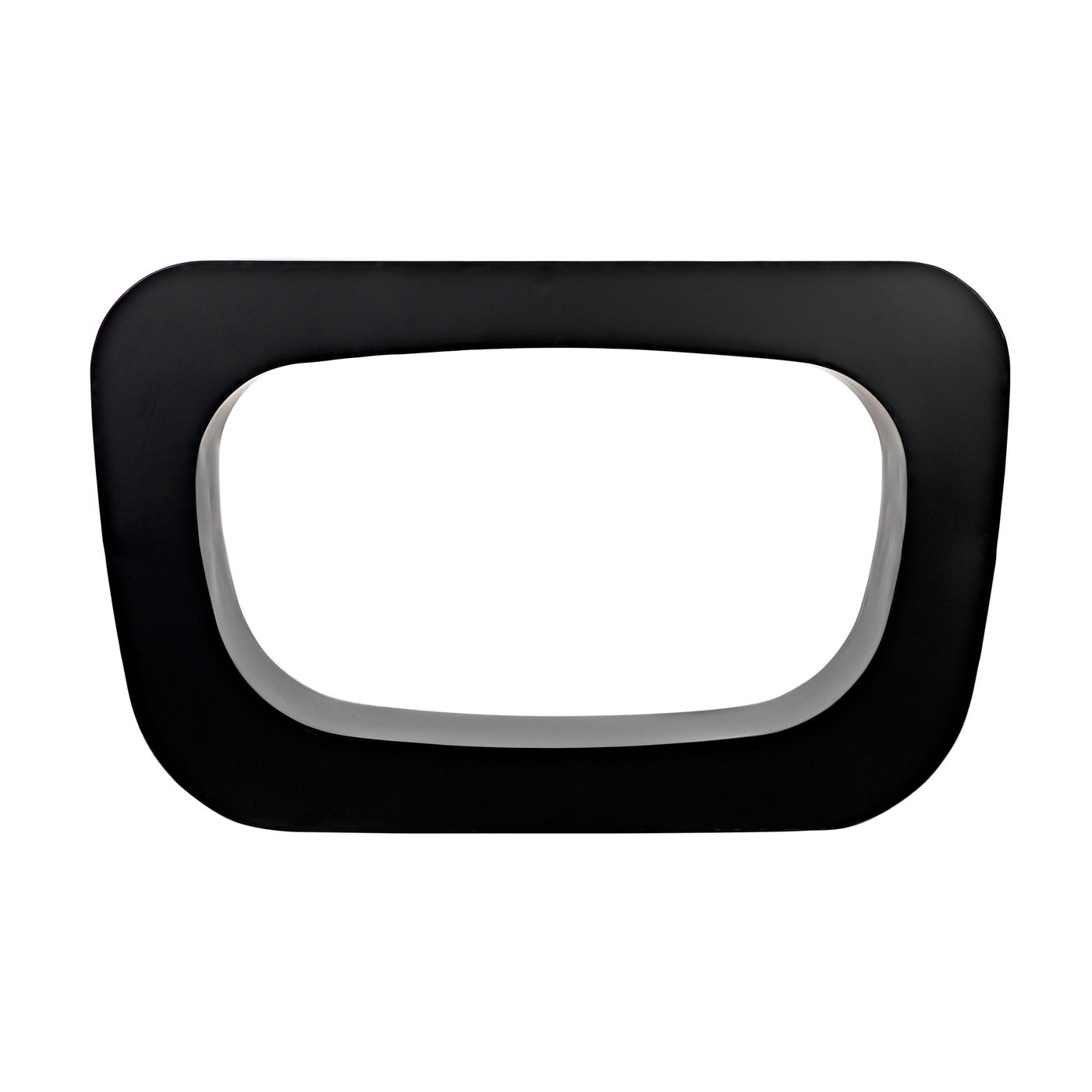 Noir Ponte Console, Black Steel