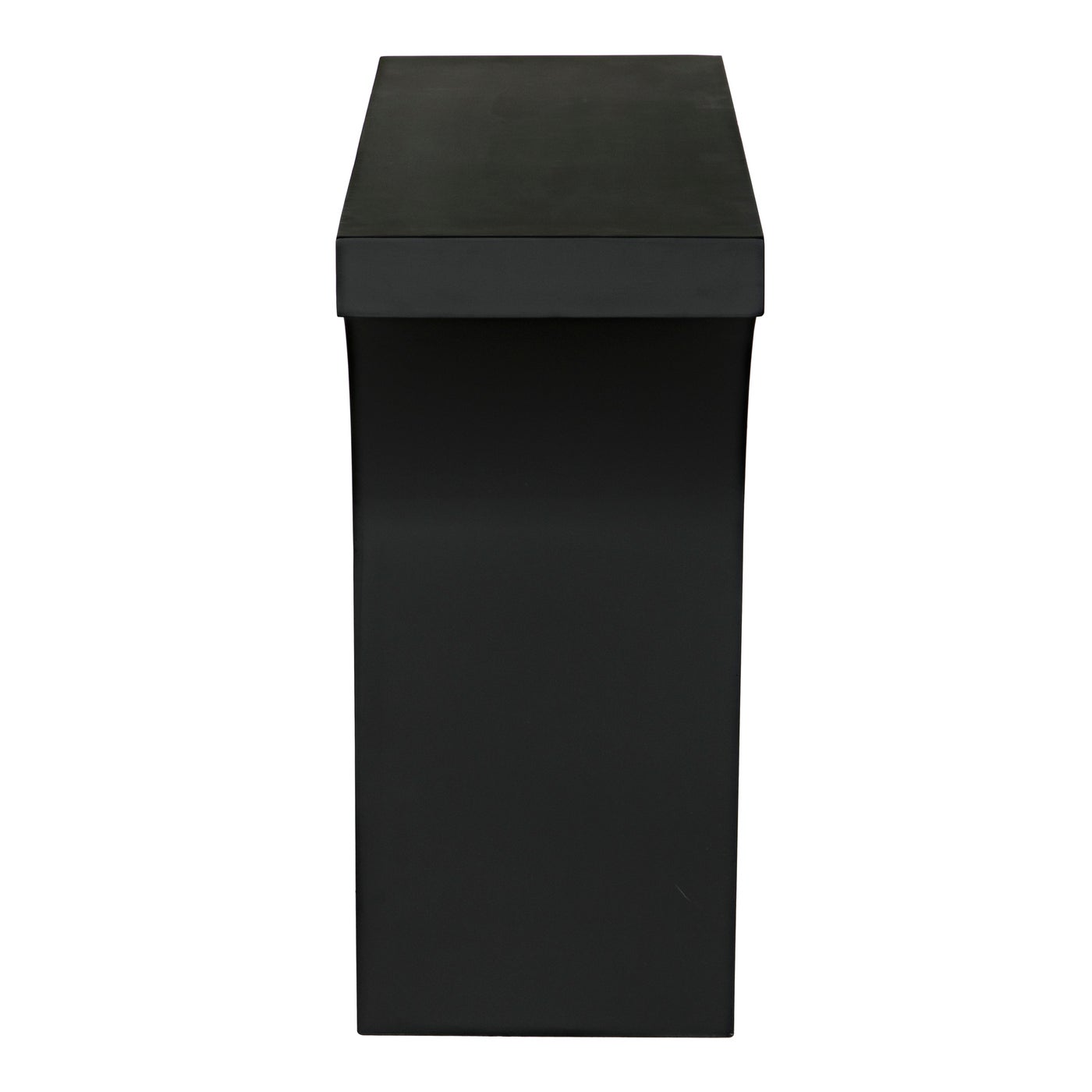 Noir Maximus Console/Side Table, Black Steel