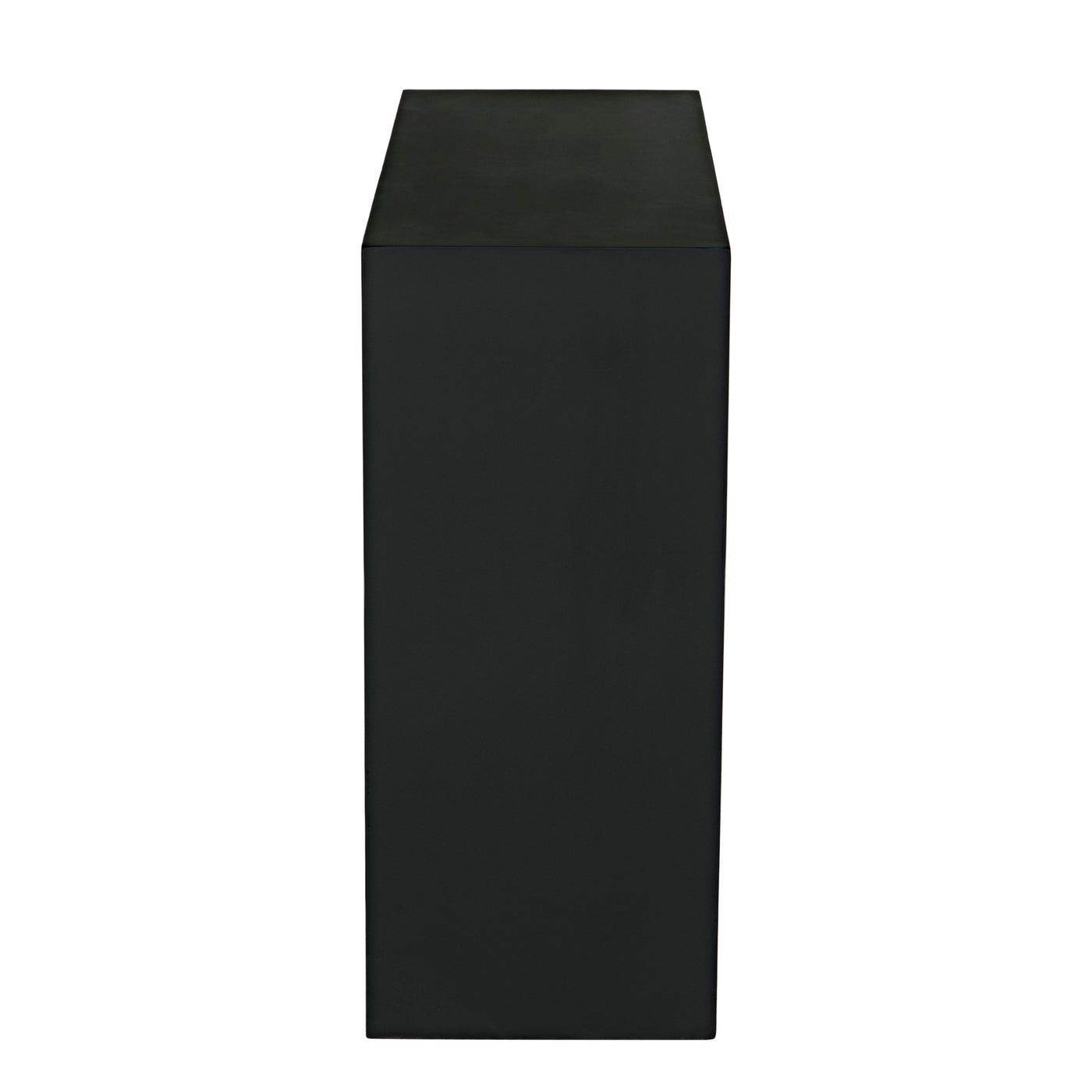 Noir Maximus Console/Side Table, Black Steel