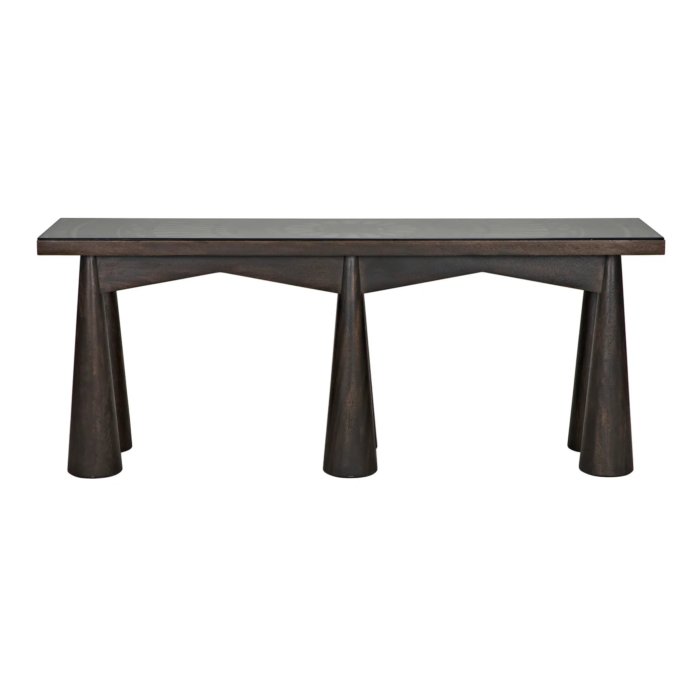 Noir Tutankhamun Console, Ebony Walnut