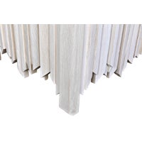 Noir Desdemona 3 Drawer Chest, Bleached Elm