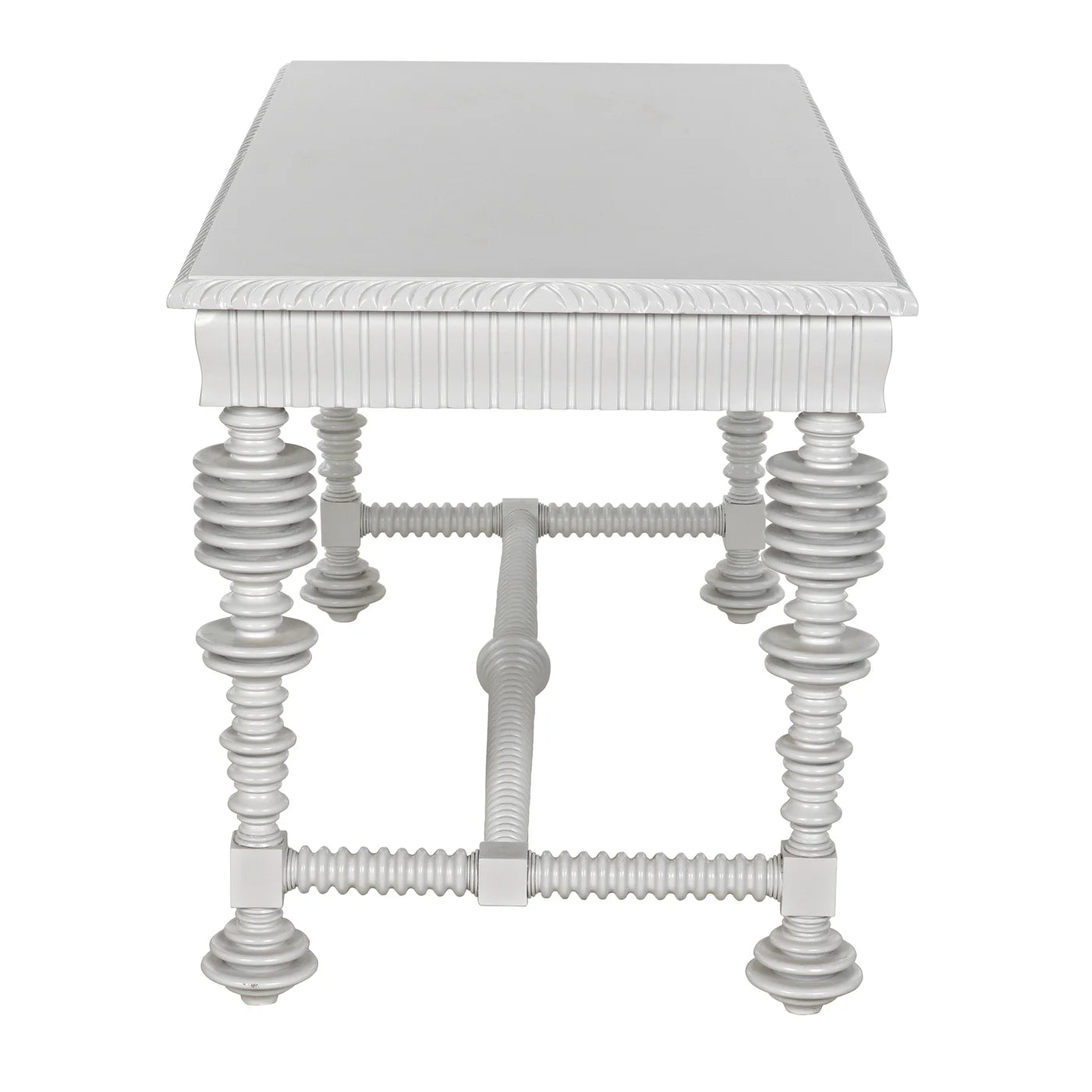 Noir Portuguese Desk, Solid White