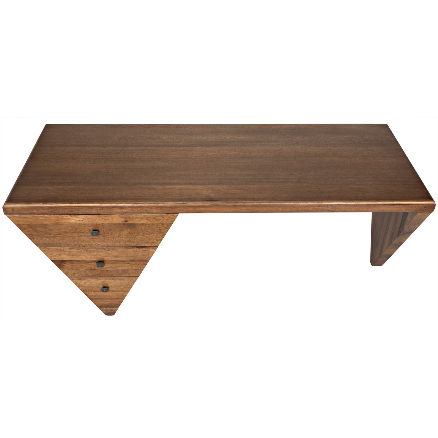 Noir Tetramo Desk, Dark Walnut