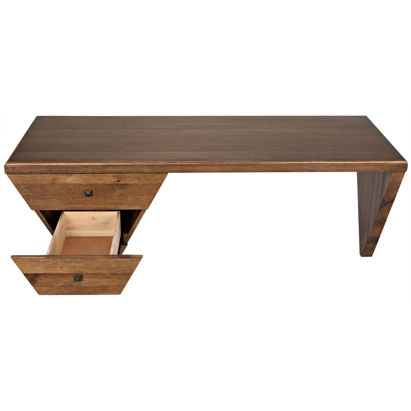 Noir Tetramo Desk, Dark Walnut