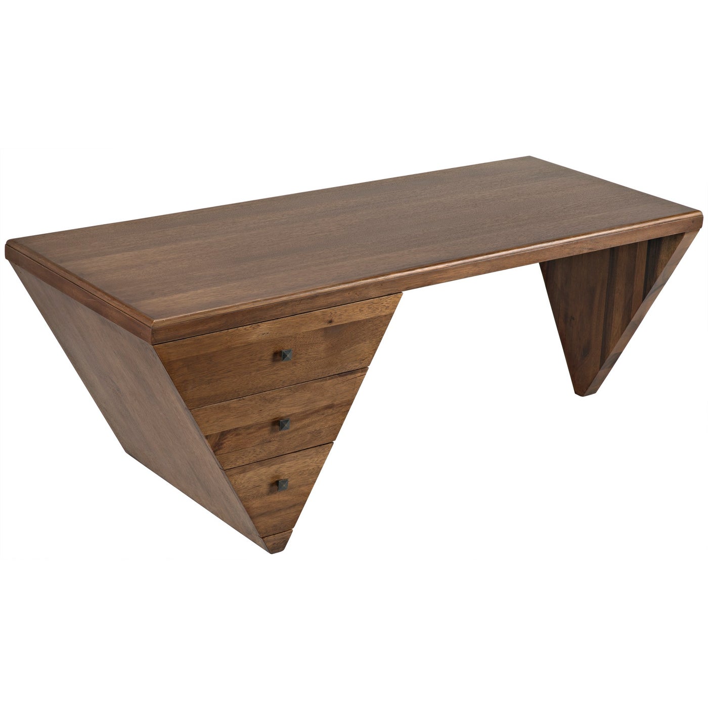 Noir Tetramo Desk, Dark Walnut