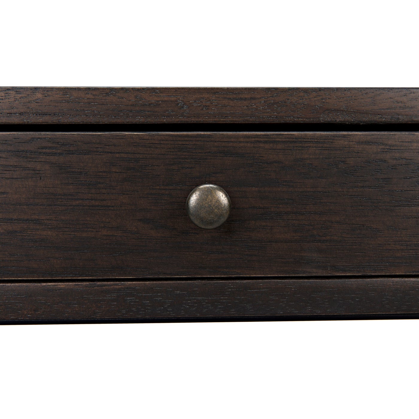 Noir Truss Desk, Ebony Walnut With Steel Legs