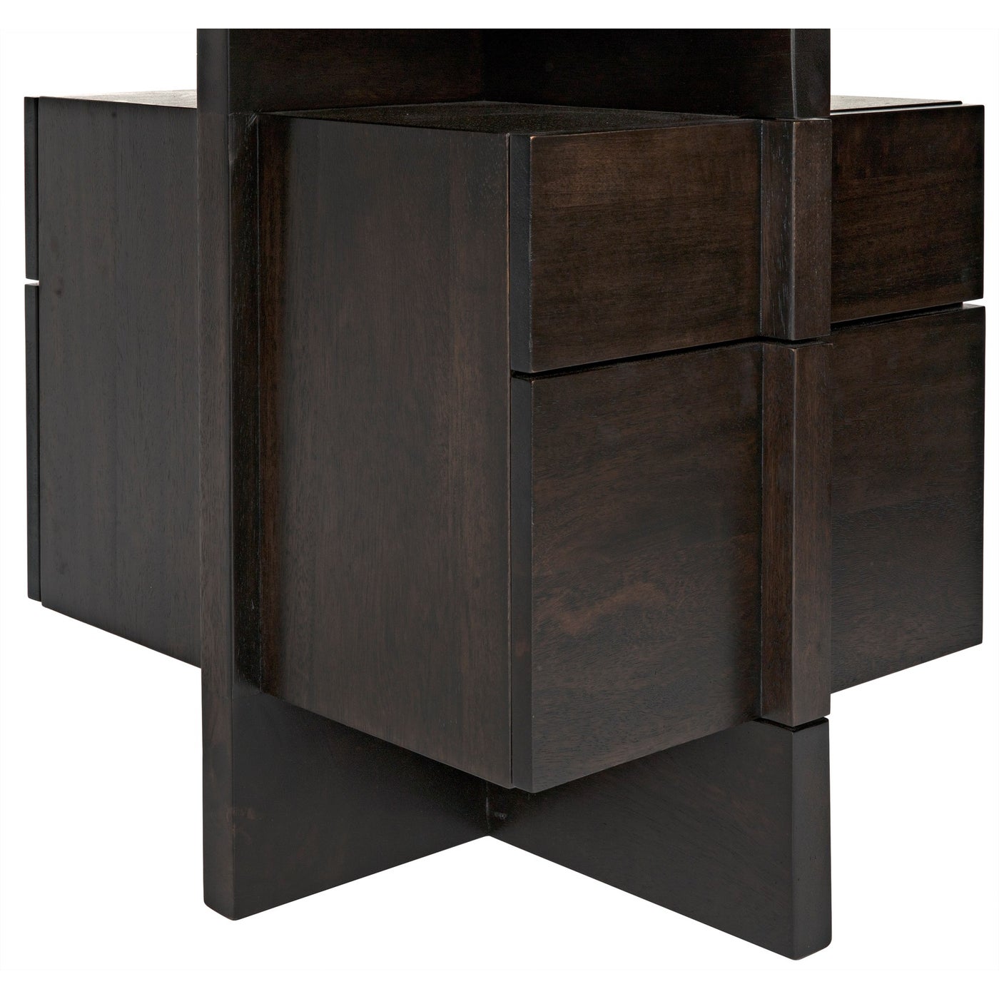 Noir Bridge Desk, Ebony Walnut