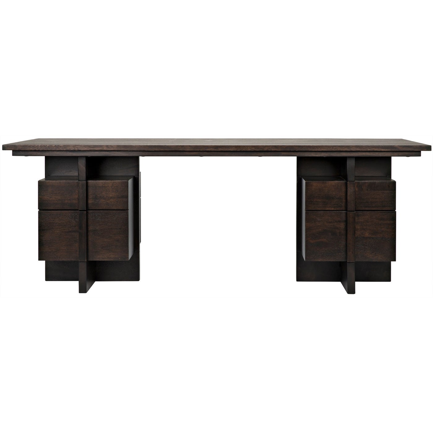Noir Bridge Desk, Ebony Walnut