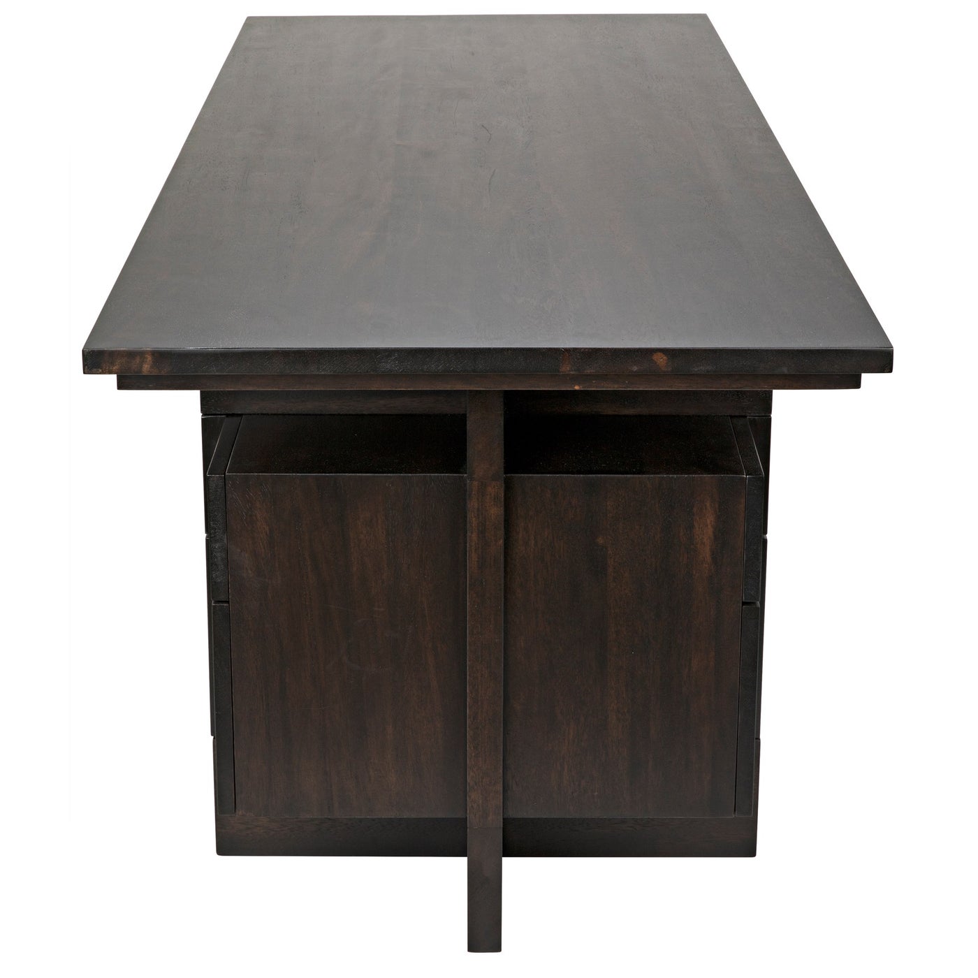 Noir Bridge Desk, Ebony Walnut