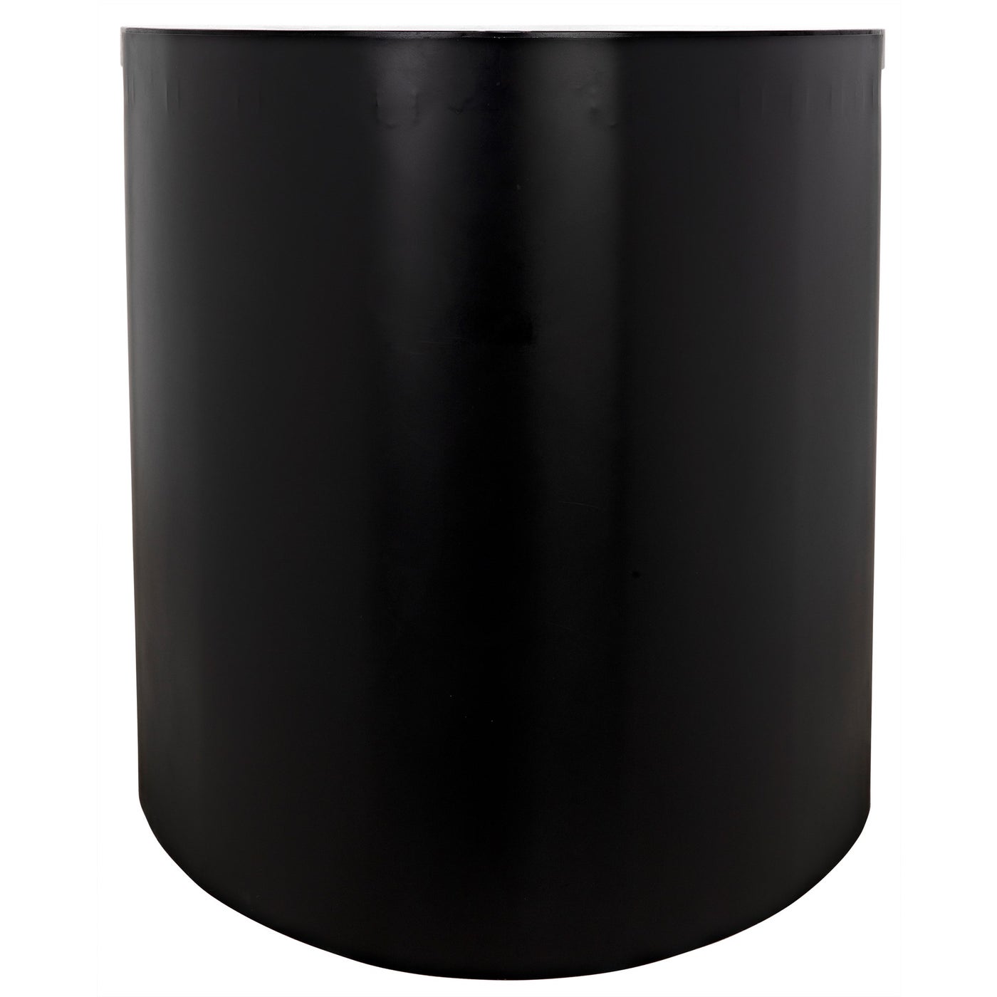 Noir Marigold Desk, Ebony Walnut With Black Steel