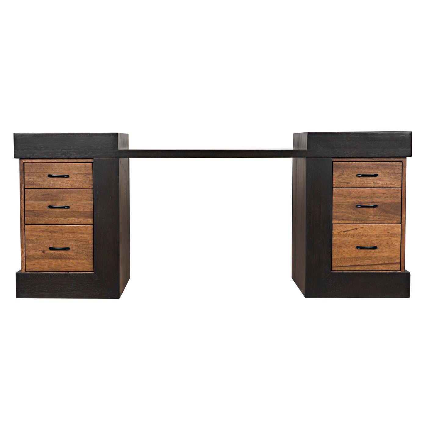Noir Bentley Desk, Dark/Ebony Walnut
