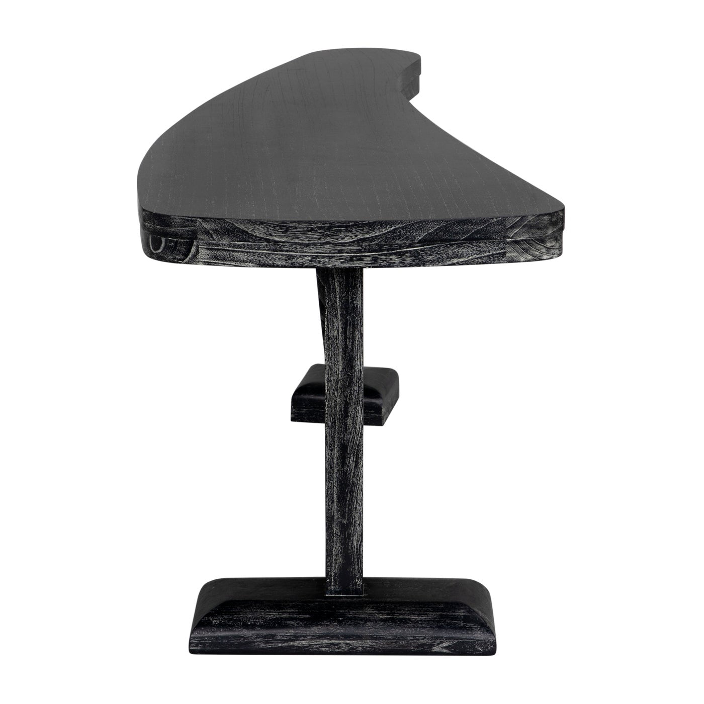 Noir Zigmund Desk, Cinder Black