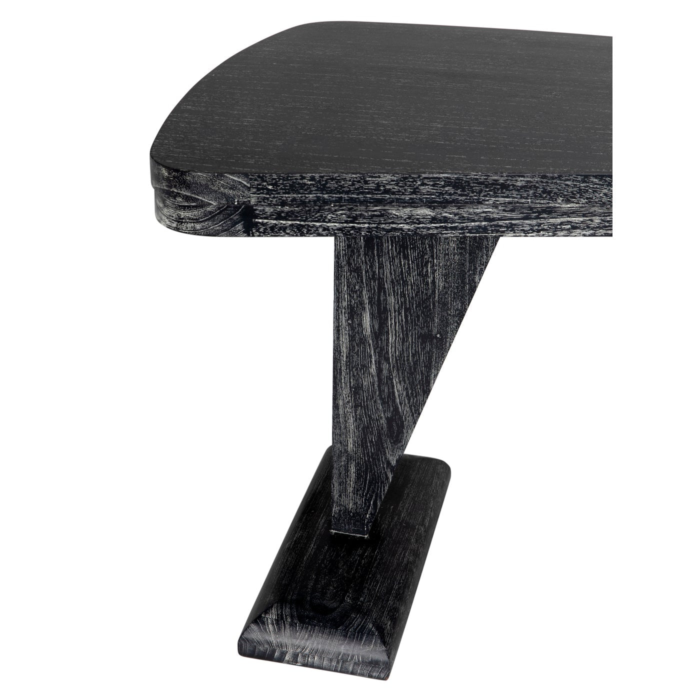 Noir Zigmund Desk, Cinder Black