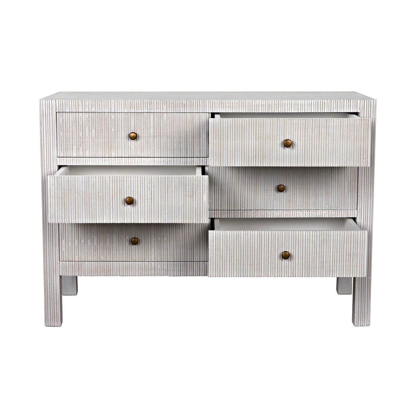 Noir Conrad 6 Drawer Dresser
