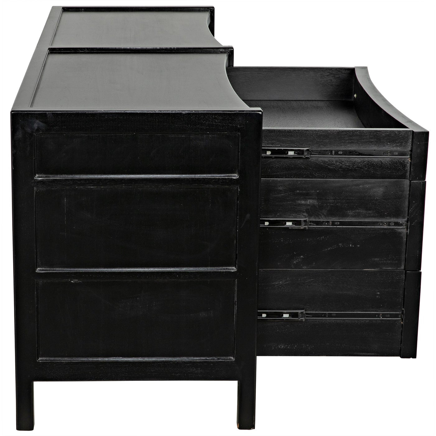 Noir Hampton 6 Drawer Dreser