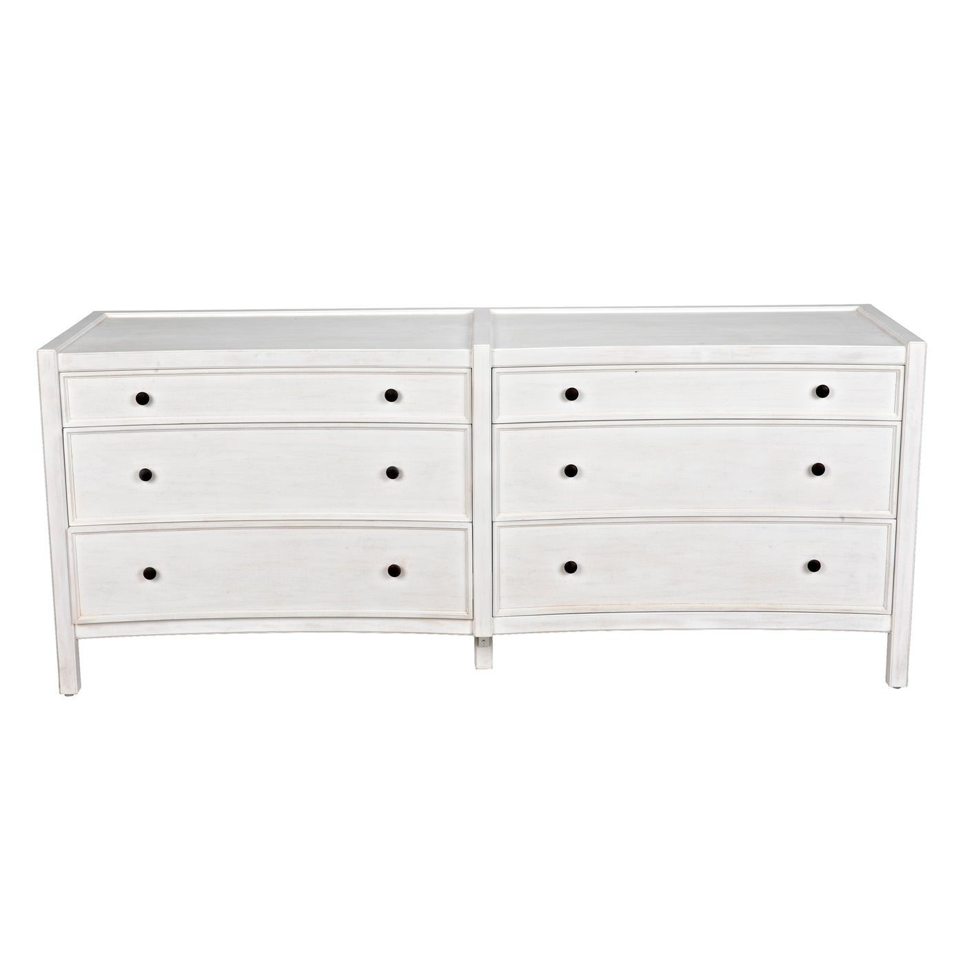 Noir Hampton 6 Drawer Dreser