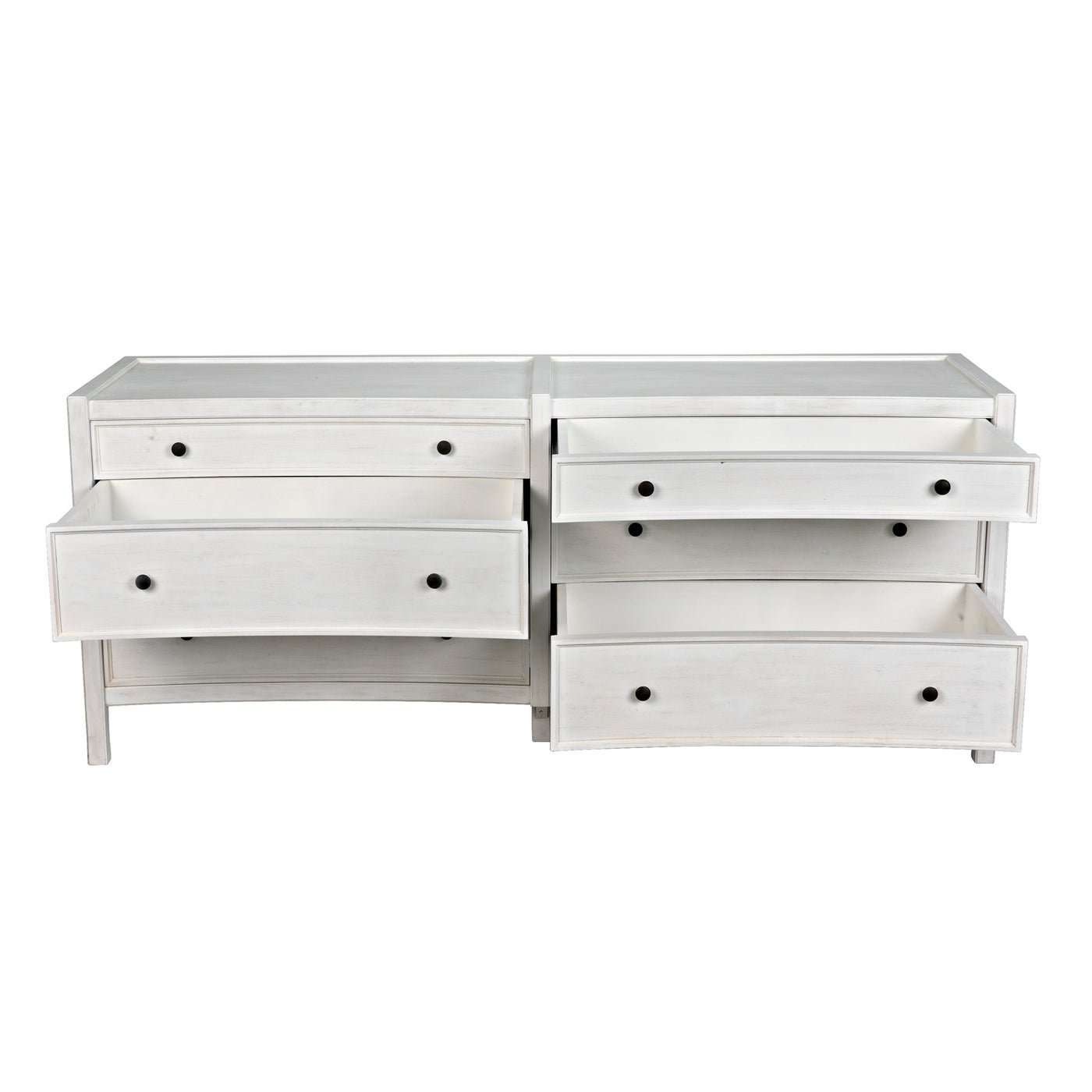 Noir Hampton 6 Drawer Dreser