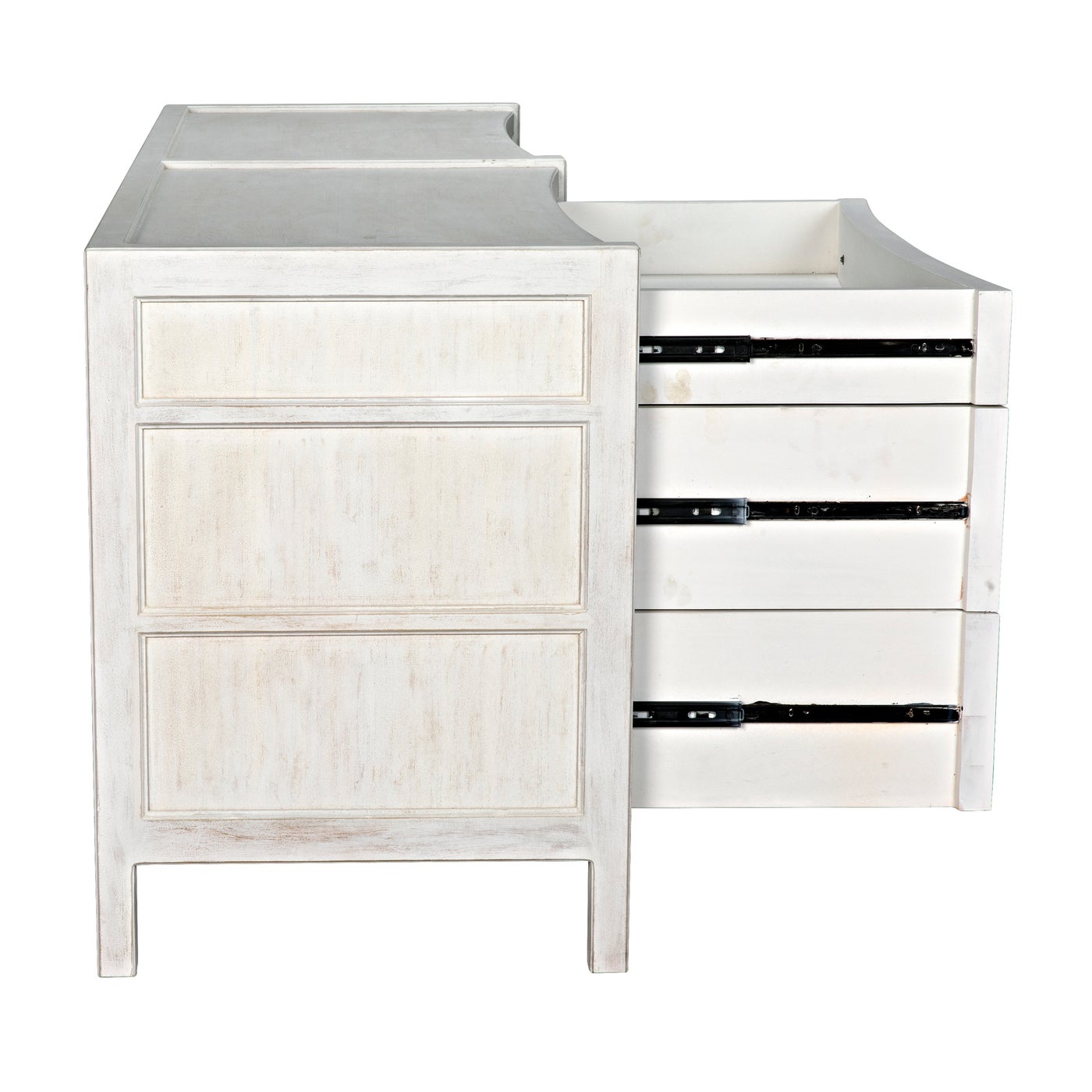Noir Hampton 6 Drawer Dreser