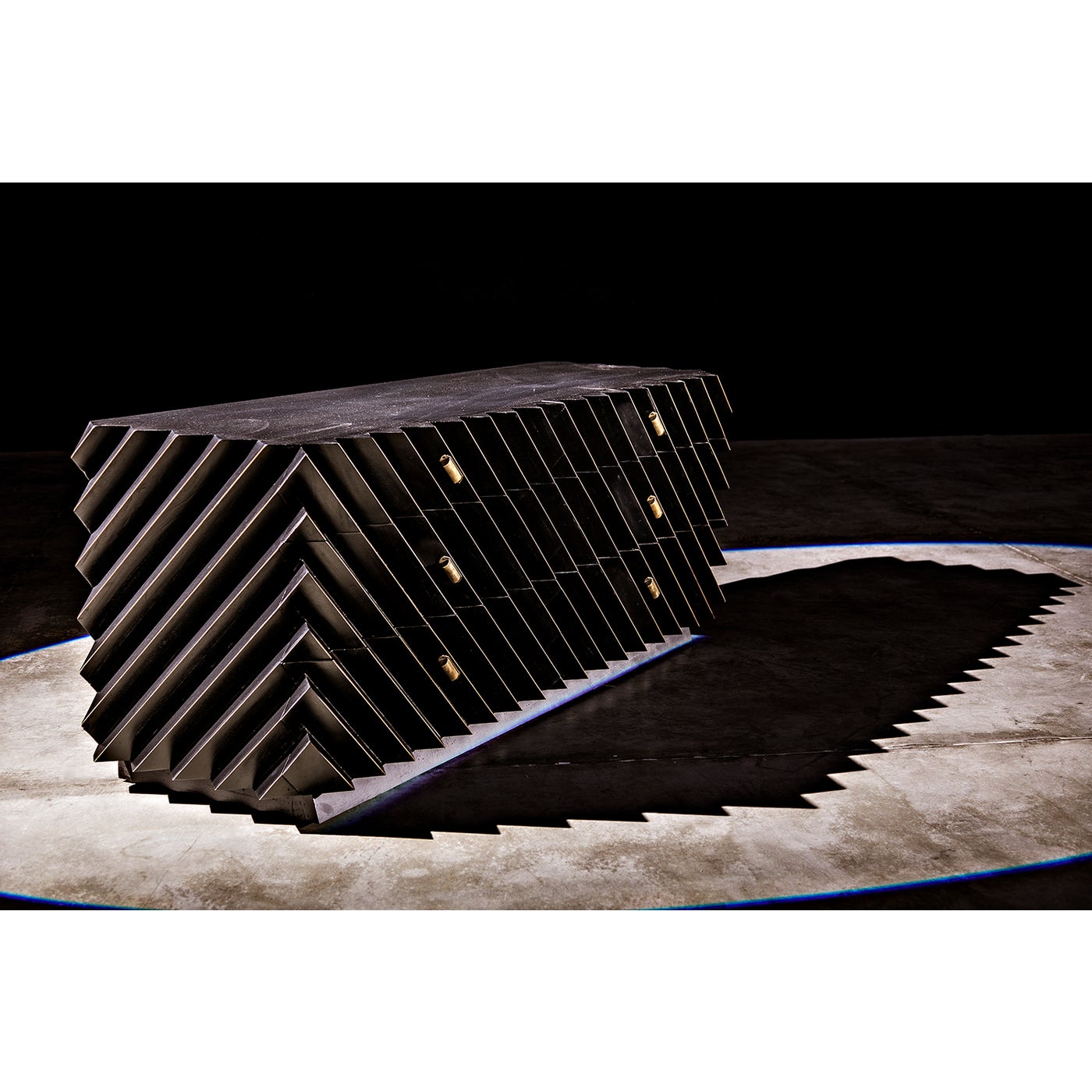 Noir Hikaru Dresser, Hand Rubbed Black